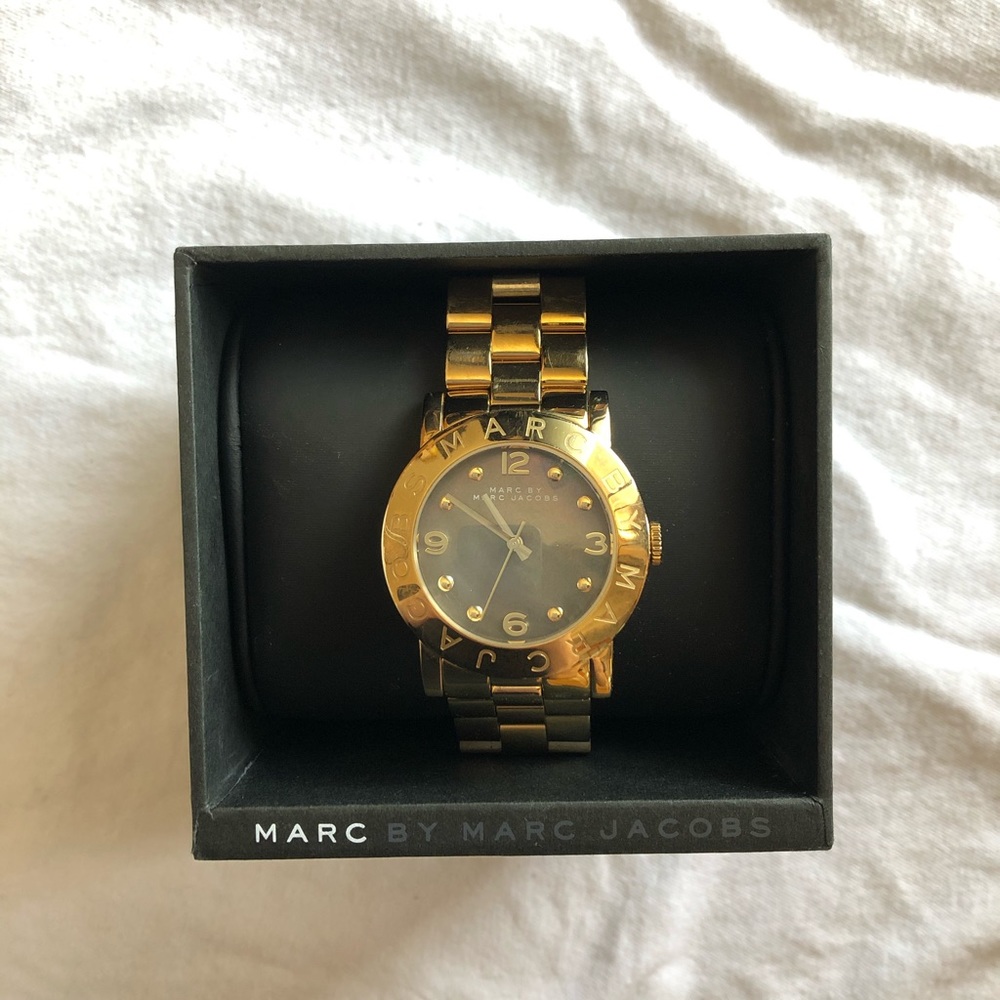 Marc by Marc Jacobs Gold/Grey Amy Watch